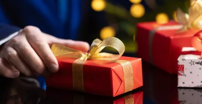 regalo navideño oficina